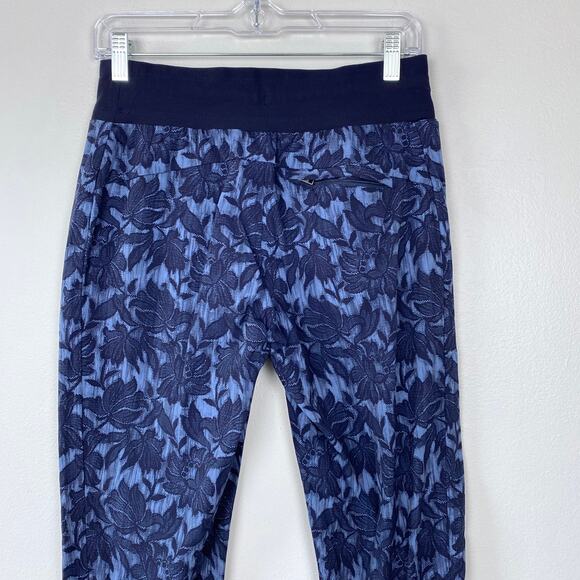 Athleta Trekkie North‎ Jogger Lightweight Ripstop Hiking Outdoors Navy Floral 2 - Picture 7 of 12